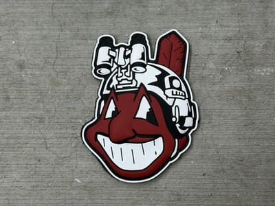 Superior Defense  Chief Wahoo  Wild Thing SupDef PVC Patch FOG WRMFZY