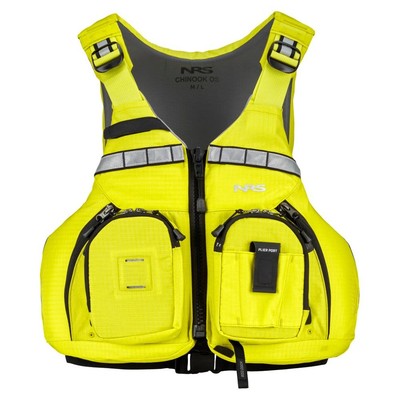 NRS Chinook OS Fishing PFD, Citrus, Medium/Large