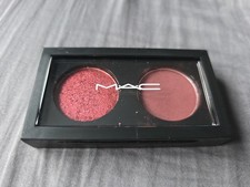 Image of MAC Eye Shadow Duo | Blazing Blizzard & Brrrgundy | 2 Shades | Rare Compact