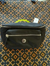 NWT Tory Burch 170436 Nylon Belt Bag Fanny Pack Adjustable Waist Crossbody Black