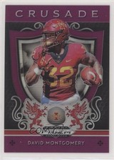 2019 Panini Prizm Draft Crusade Purple Prizm David Montgomery #12 03xg