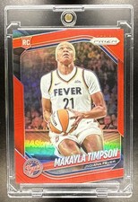 2025 Panini WNBA Prizm Makayla Timpson #14 Red 132/299 RC Rookie Indiana Fever