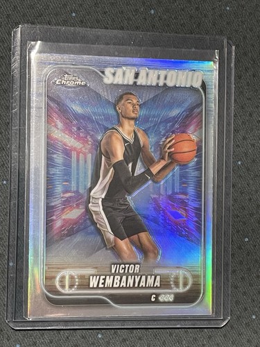 2024-25 Topps Chrome NBA - Victor Wembanyama Refractor #193 Spurs