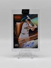 2026 Topps Chrome Black Nick Kurtz Auto Orange Refractor /25 #CBA-NK Athletics