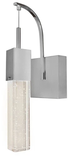 ET2 Fizz III 14 1/2" High Modern Polished Chrome Bubble Glass Sconce - Picture 2 of 4