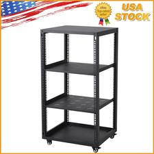 12U 15U 20U Open Frame Network Rack for IT  AV Gear Floor Standing Wall Mount