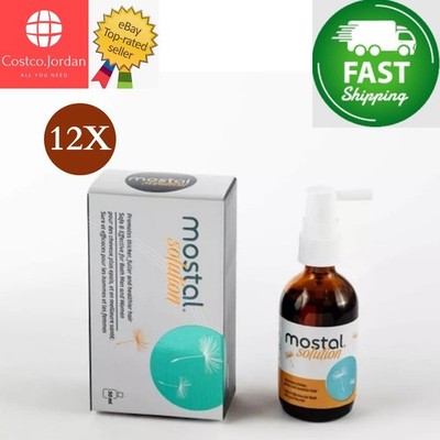 12 X Mostal Solution Hair Spray, Highly Effective Solution 50 ml FAST SHIPPING 