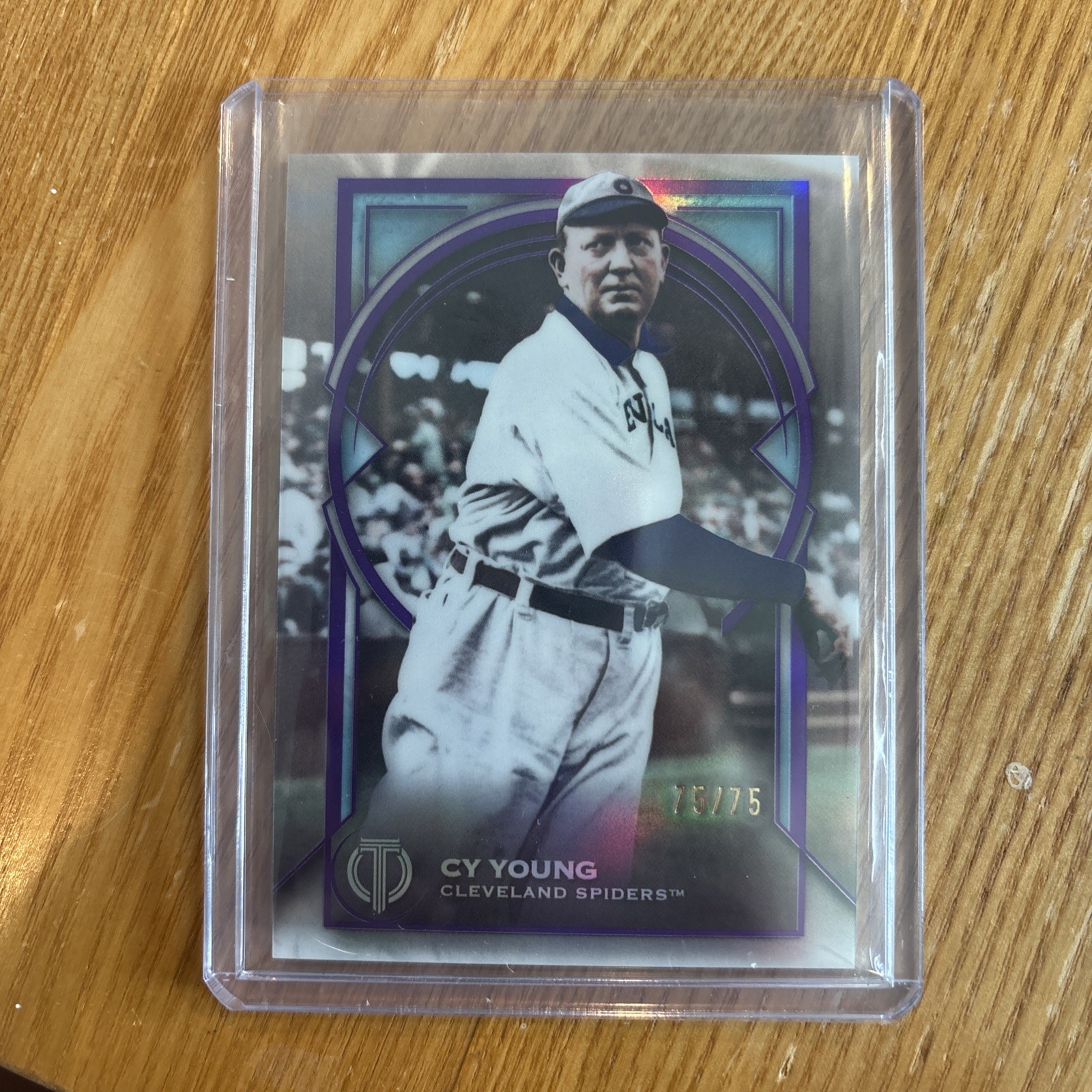 2026 TOPPS TRIBUTE CY YOUNG 75/75 Purple SPIDERS #42 BOOKEND