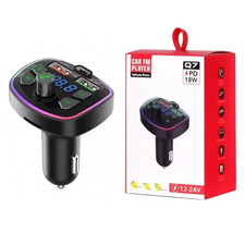 FM Transmitter Auto Bluetooth Kfz Radio Adapter PD+Dual USB Ladegerät für Handy