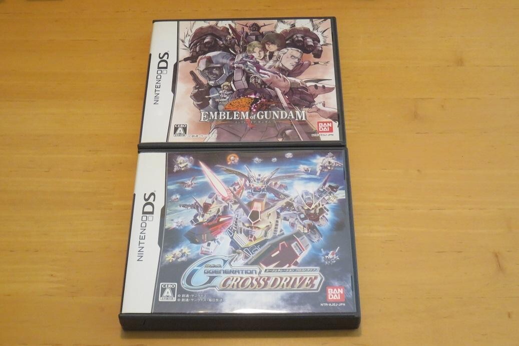 Emblem of Gundam & SD Gundam G Generation Cross Drive set Nintendo