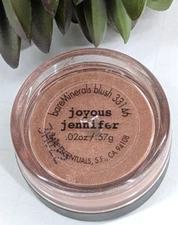 RARE JOYOUS JENNIFER💋Bareminerals Blush Face Loose Powder .02oz./.57g OPENED