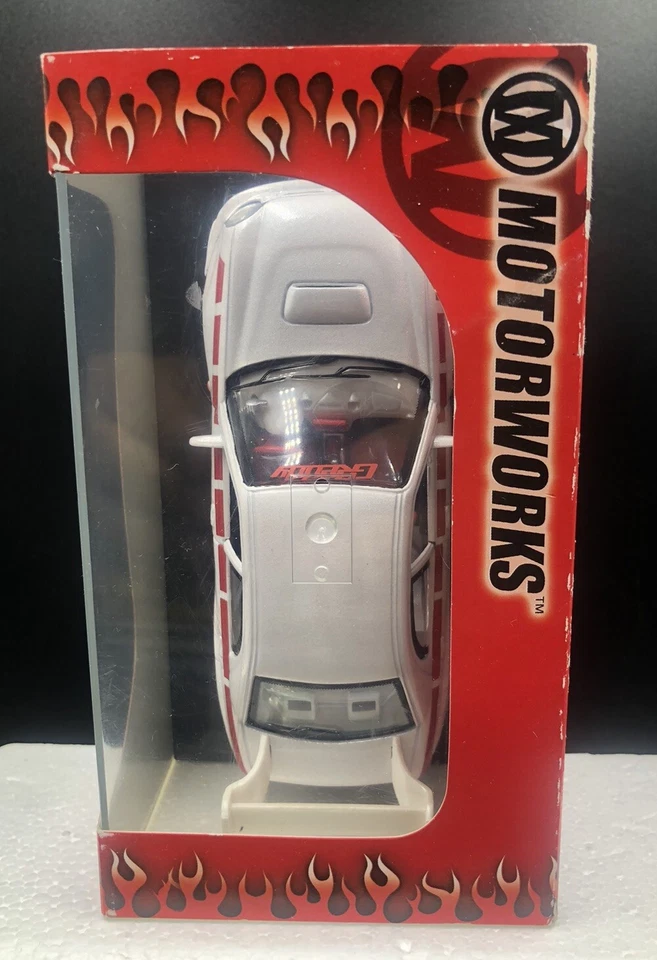 2003 SUBURU IMPREZA WRX STI MOTORWORKS Die cast 1/32 PLASTIC Display CASE & Box - Image 2 of 4