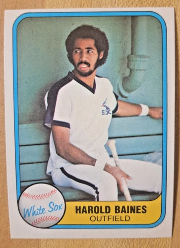 1981 Fleer Harold Baines RC #346 SUPER SHARP CORNERS!