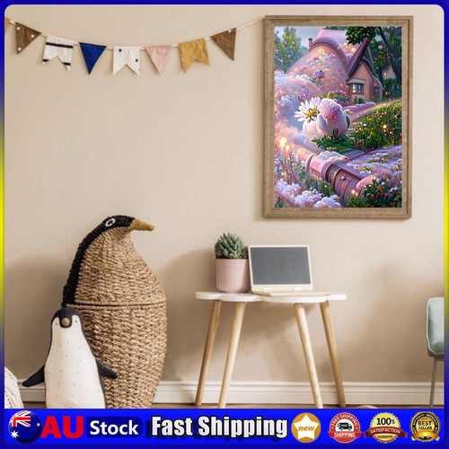 AU 5D DIY Full Round Drill Diamond Painting Daisy Home Decoration Art ...