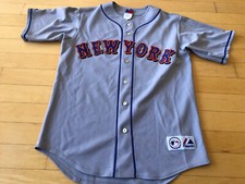 majestic  Matsui #25 NY Mets Stitched Road Jersey Gray SZ M
