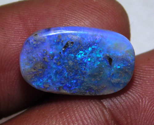 Australian Blue Jelly Opal 5.20 Ct, Natural Gemstone Cabochon AA+ Quality - Picture 4 of 6