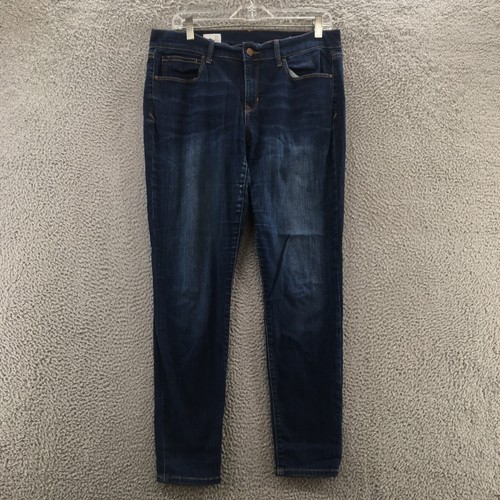 Gap 1969 Legging Jeans Womens 31R (actual 34x29) Blue Dark Wash Denim Mid Rise