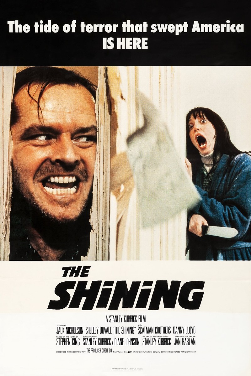 1980 The Shining Movie Poster Print Jack Torrance Wendy Danny