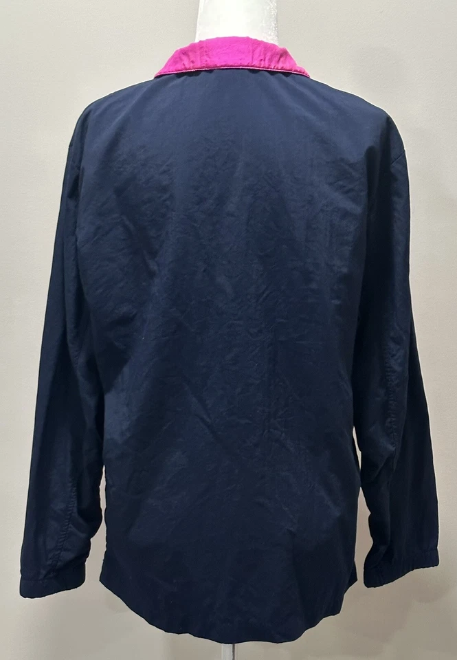 Подлинная женская ветровка Speedo для фитнеса черная и розовая размер средний - Изображение 4 из 4