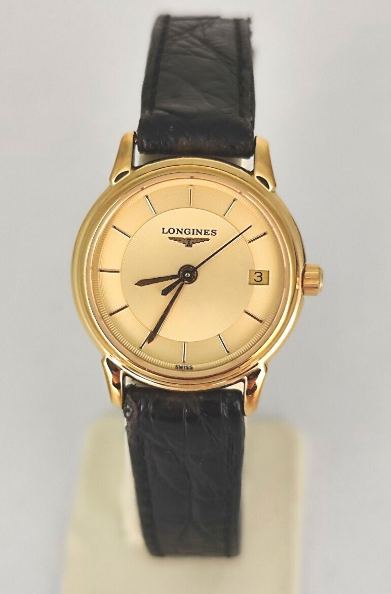Longines La Grand Classic L4.177.2 Gold Day Dial Japan EXC+5 Battery
