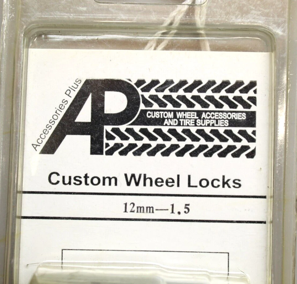 4 Pc Chrome CUSTOM WHEEL LOCKS LOCKING LUGS Accessories Plus 12mm-1.5 — 第 2/3 张图片