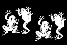Tree Frogs Vinyl Decal Car Truck Tablet Laptop Mug Window Tumbler Notebook