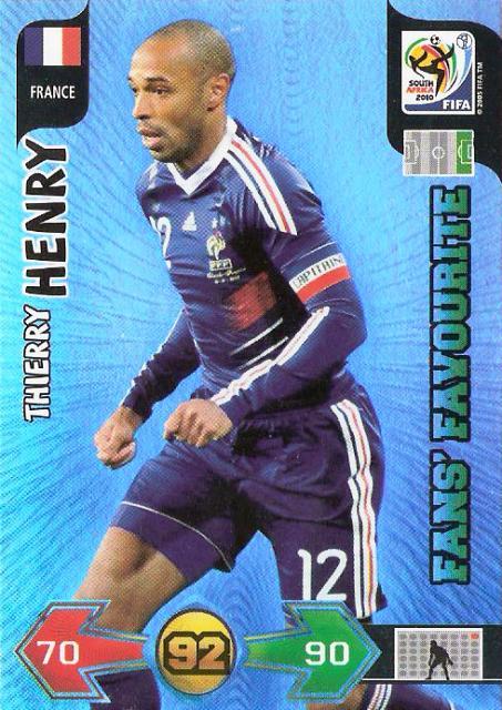 2010 Panini World Cup South Africa Adrenalyn XL 'Fans' Favourite