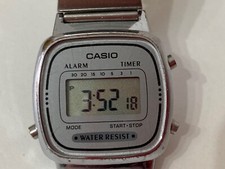 Casio LA-670We-Orologio Donna polso Vintage Crono Sveglia funzionante.3