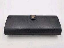 XOXO Sunglass Button Snap Stoage Holder Case Protector Black