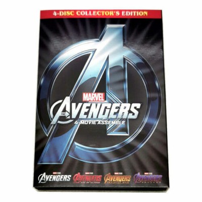 Marvel Avengers 1 4 Collector S Edition Dvd 4 Movie Collection W Endgame Ultron Ebay