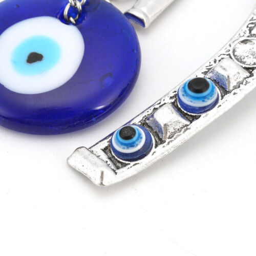Wall Hanging Turkish Blue Glass Evil Eye Amulet Home Decor Lucky Protection -1PC - Picture 8 of 8