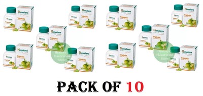 Himalaya Triphala 60 Tablets x10 | Herbal Digestive Aid | Natural Wellness |