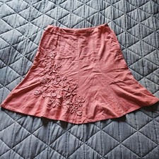 Pink Flower Sag Harbor Size 10 Skirt