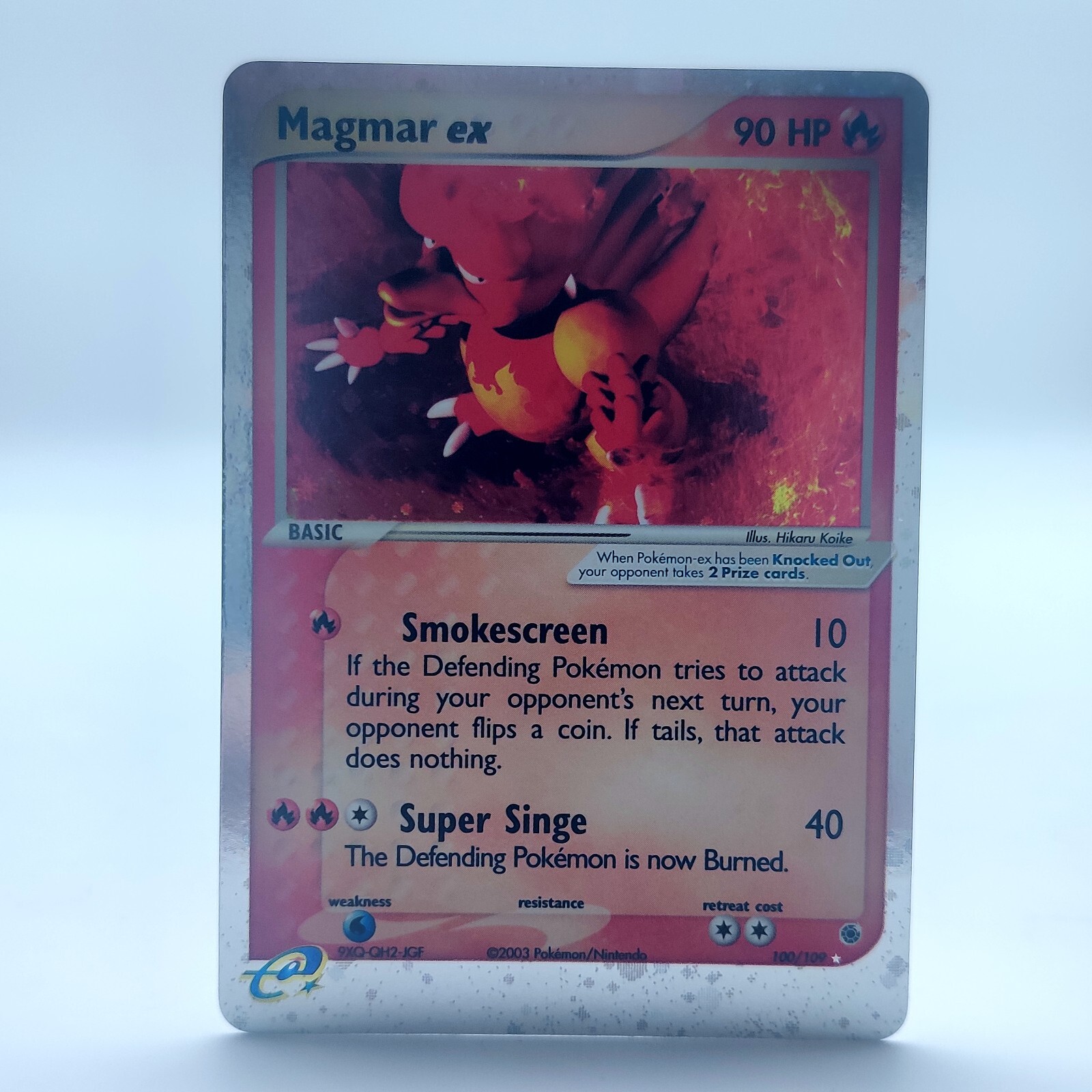 Pokemon TCG Magmar ex 100/109 EX Ruby Sapphire NM English Card