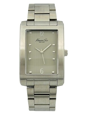 Kenneth Cole Men's KC3882 Light Grey StainlessSteel brushed