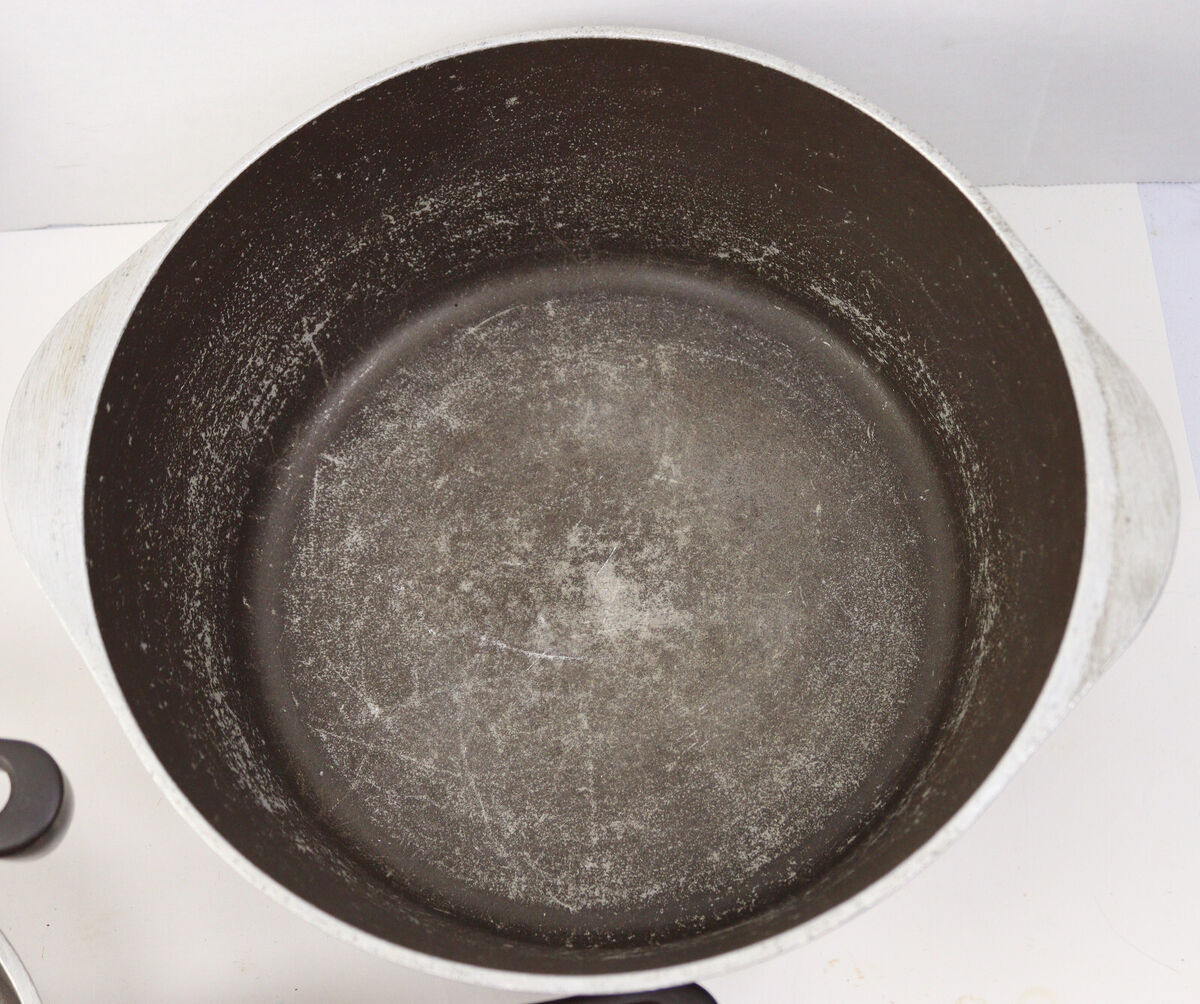 Vtg Club Aluminum Cookware 6 pc Set of Pots Pans Dutch Oven Vtg Club Aluminum Cookware 6 pc Set of Pots Pans Dutch Oven