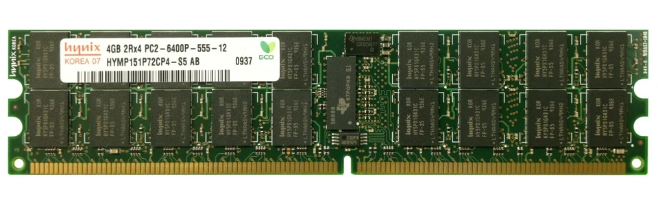 Hynix | HP | HYMP151P72CP4-S5 | 504465-061 | 4GB PC2-6400P - Image 3 of 3