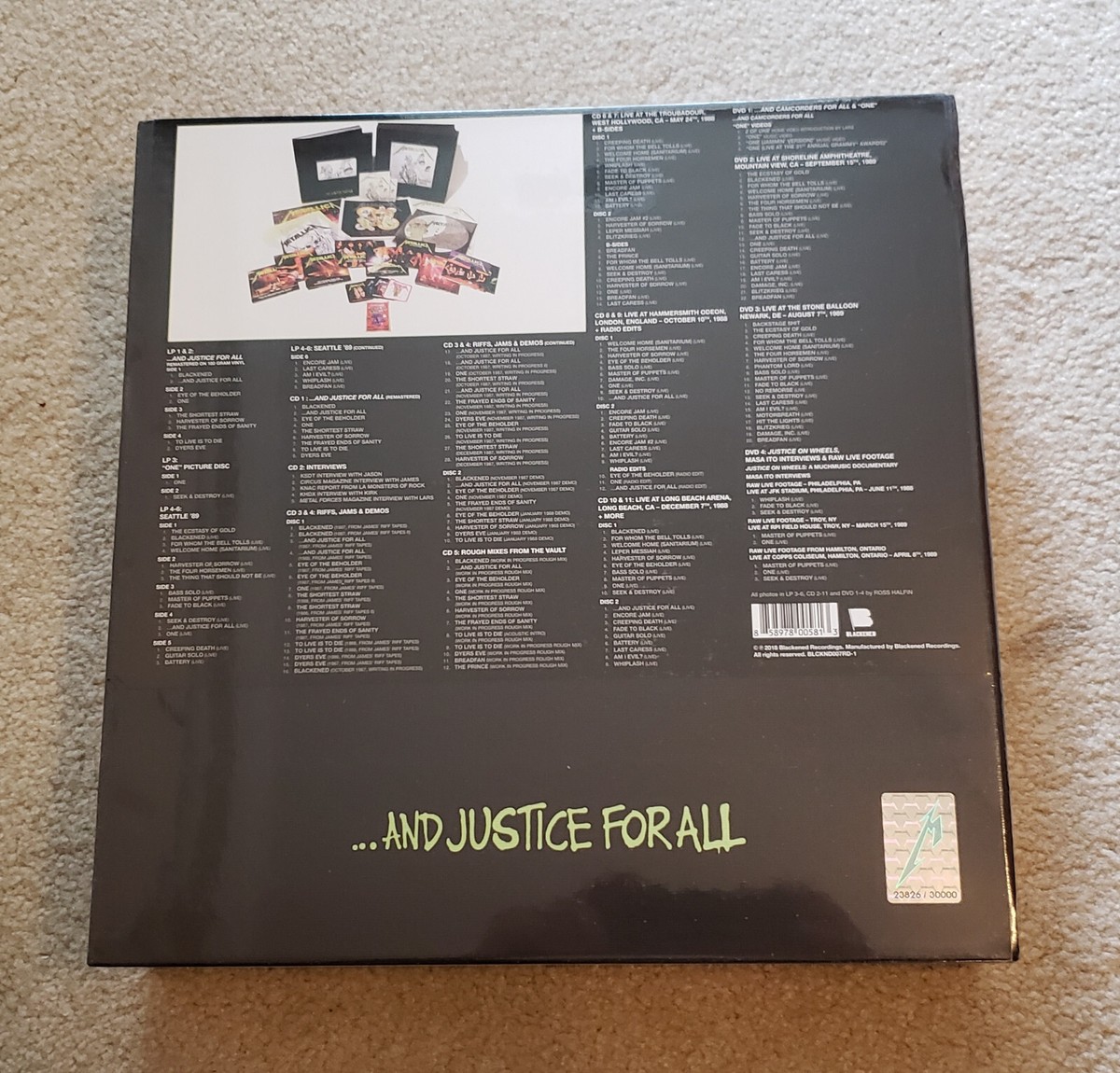 METALLICA …And Justice for All 2018 30th Anniversary Deluxe METALLICA …And Justice for All 2018 30th Anniversary Deluxe