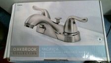Oakbrook 4548046, Pacifica Bathroom Faucet, Brushed Nickel, FREE SHIPPING