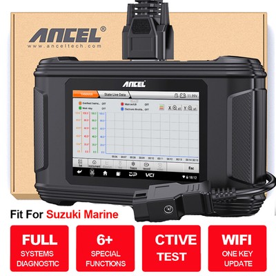 ANCEL für Suzuki Motorboot Maritim Diagnosegerät OBD2 Scanner All System Fehler