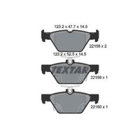 Textar Bremsbelagsatz, Scheibenbremse 2215801