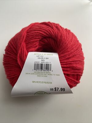 Loops & Threads ~ Eco-Brights Yarn, 5.3oz/255 yds, (Multiple Color Choice) New!