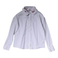 DOLCE & GABBANA Kids White Cotton Dress Shirt Long Sleeves s. Tag 8 Years 420usd