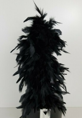 Marching Band Hat Shako Feather Black Plume 16''