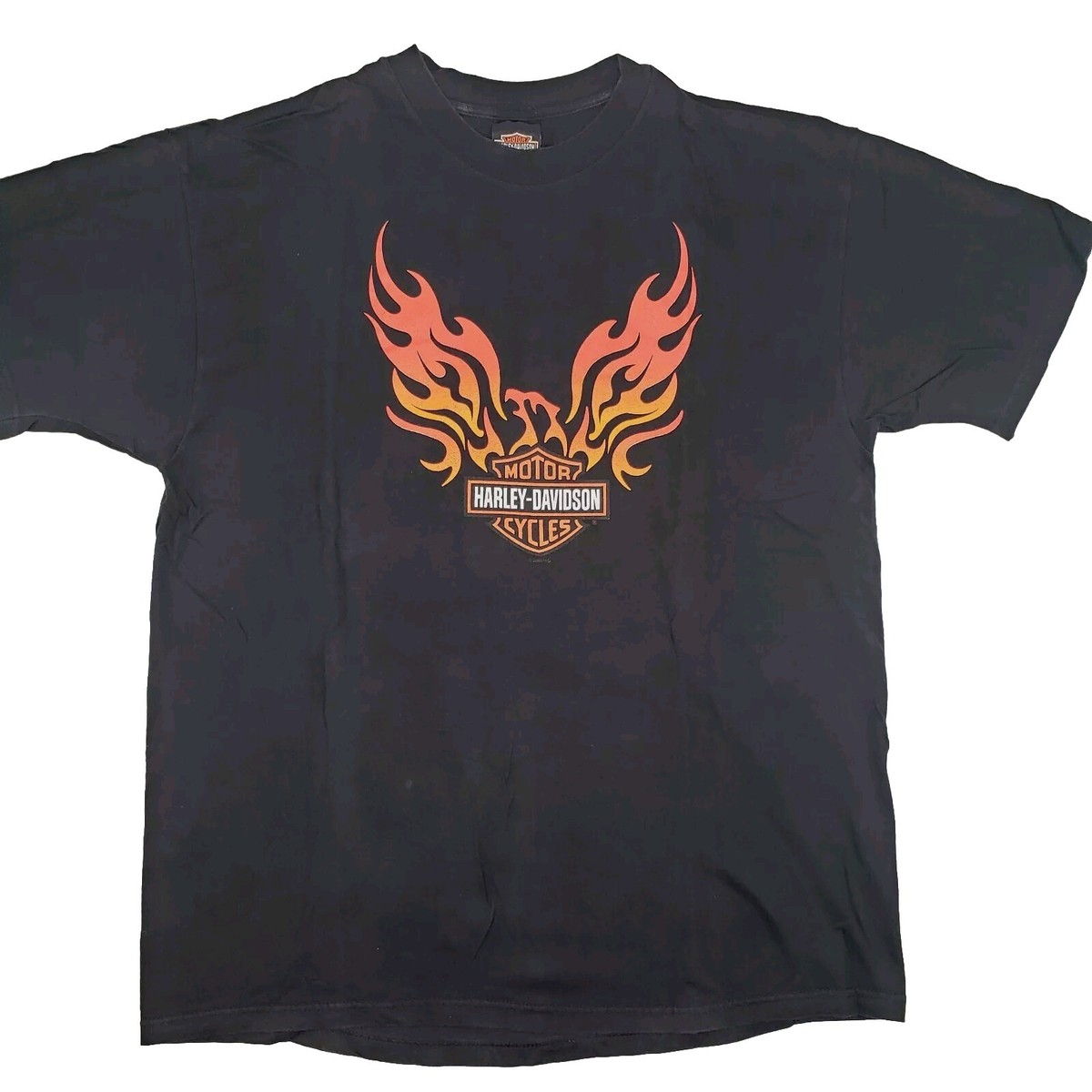 H*S様 Harley Davidson eagle flame 00s tシャ H*S様 Harley Davidson eagle flame 00s tシャ Eagle Flames Tee