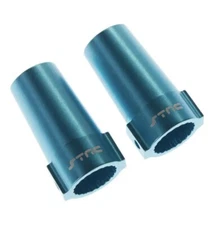 ST Racing STA80071B Aluminum Rear Lock-Outs Blue (Blue) STRC : Axial Yeti / Wrai