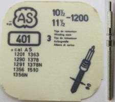 AS 1200 1290 1281 1356 1363 1378 1510... watch parts winding stem 401 Tap 10