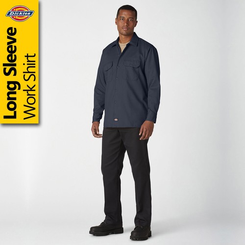dickies long sleeve twill work shirt