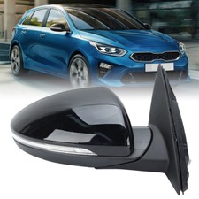 Right Driver Heated Power Fold Black Wing Mirror For Kia Ceed MK3 CD 2019-2024