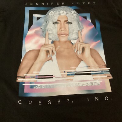 GUESS Jennifer Lopez Tour Shirt  It s My Party  2019 Size M J-Lo